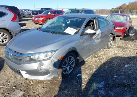2018 Honda Civic Lx from USA, damaged, VIN 19XFC2F5XJE008695